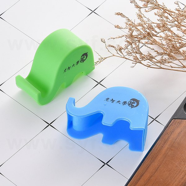 可愛大象塑膠手機架_5