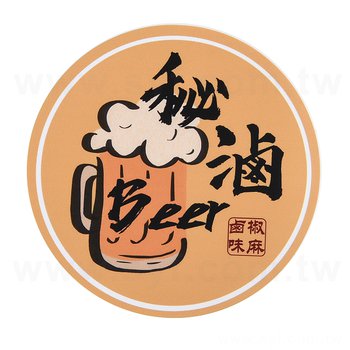 圓形PVC合成(珠光)貼紙+亮膜-80mm-貼紙彩色印刷(同33CA-0022)_2