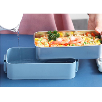 單層不鏽鋼日式餐盒-可彩色印刷LOGO_4
