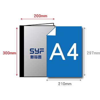 金屬扣邊菜單型錄-20x30cm封面彩色硬殼精裝-可印刷logo_0