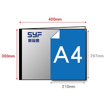 金屬扣邊菜單型錄-40x30cm封面彩色硬殼精裝-可印刷logo_0