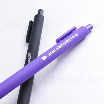 廣告筆-造型噴膠廣告筆管禮品-單色原子筆-採購訂製贈品筆_4