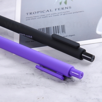 廣告筆-造型噴膠廣告筆管禮品-單色原子筆-採購訂製贈品筆_6