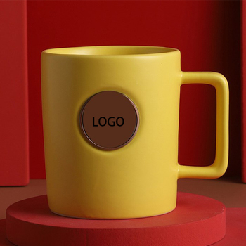 400ml銅片馬克杯-可客製化銅片logo_1