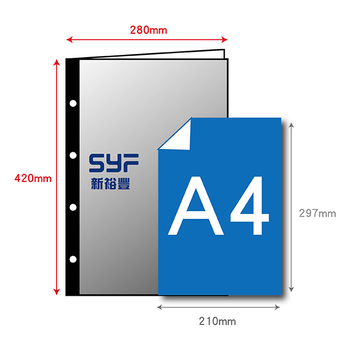 鉚釘式菜單精裝型錄-28x42cm封面彩色硬殼精裝-可印刷logo_0