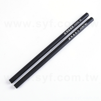 黑木2B鉛筆-消光黑筆桿印刷設計禮品-採購批發製作贈品筆_0