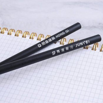 黑木2B鉛筆-消光黑筆桿印刷設計禮品-採購批發製作贈品筆_1