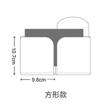 多功能收納夾(方形)-透明PP 210um(98x107mm)-防疫新生活_2