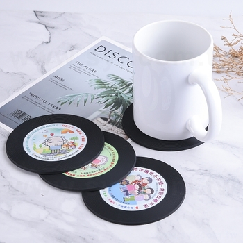 創意黑膠光碟杯墊-矽膠杯墊客製-可客製化印刷LOGO-基隆市衛生局_3