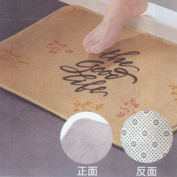硅藻土吸水地墊(法蘭絨)-客製化單面彩色印刷_0