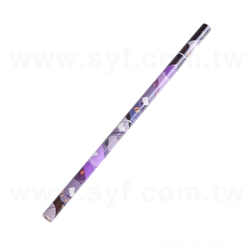 滿版彩印包紙印刷環保鉛筆-圓形印刷廣告筆-採購批發製作贈品筆_0