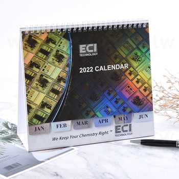 20開標籤款桌曆-21x16cm客製化桌曆製作-三角桌曆禮贈品印刷logo-宏齊科技_4