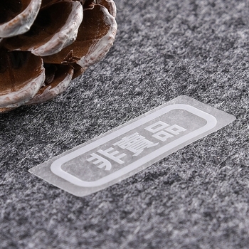 【加工霧膜-加白墨】材質透明防水方形貼紙客製化印刷_0