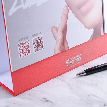 16開多功能桌曆-23x18cm客製化三角桌曆-便條紙三角桌曆-可客製化印刷logo_2