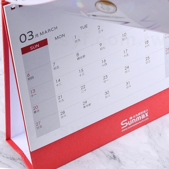 16開多功能桌曆-23x18cm客製化三角桌曆-便條紙三角桌曆-可客製化印刷logo_4