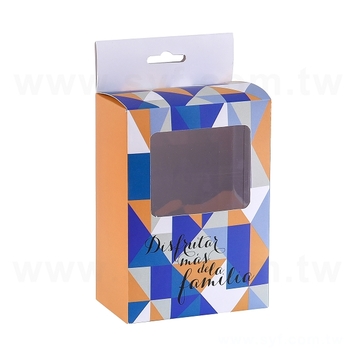 10x6x14cm(尺寸以下均一價)-插底式吊盒加玻璃紙-325P鑽卡紙盒-包裝盒印刷_1