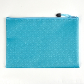 B5單層拉鍊袋-足球紋牛津布+PVC材質W29xH21cm-單面彩色印刷_1