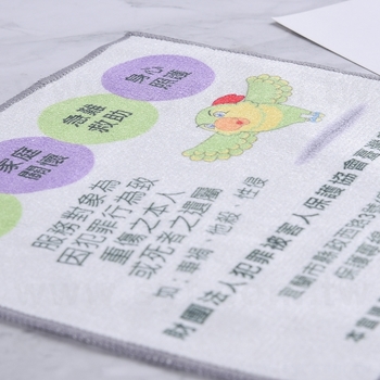 方形毛巾-19x19cm擦拭小方巾-單面彩色印刷(同67BT-0032)_1
