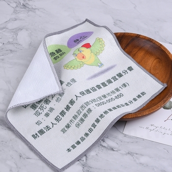 方形毛巾-19x19cm擦拭小方巾-單面彩色印刷(同67BT-0032)_3