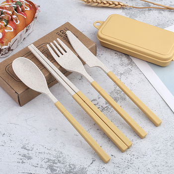 小麥桔梗餐具4件組-筷.叉.匙.刀(可拆式餐具)-附小麥收納盒-掛勾設計-預算1萬元內_4