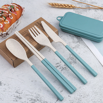 小麥桔梗餐具4件組-筷.叉.匙.刀(可拆式餐具)-附小麥收納盒-掛勾設計-預算1萬元內_6