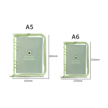 A5/A6 PVC工商日誌-6孔手帳活頁筆記本_7