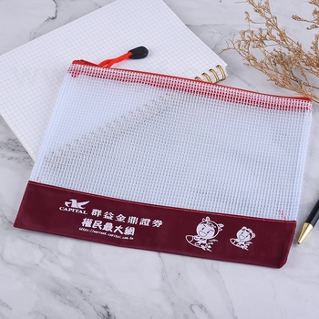 單層拉鍊袋-牛津布加PVC網格-單色單面印刷_4