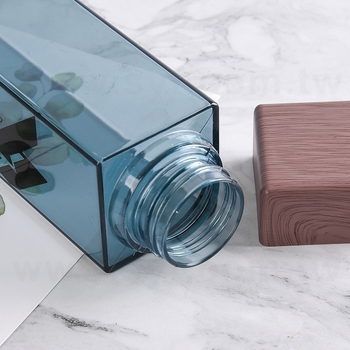 500ml木紋蓋方形水瓶-塑膠方瓶_7