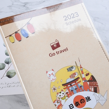 25K工商日誌-公版彩色封面+雙色內頁可選-背面廣告黑色印刷(附透明皮套)_4