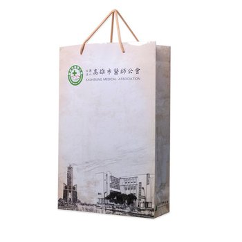 大二開 150g 銅西 彩色印刷 亮/霧膜紙袋-橫式紙質手提袋W32XH43XD10-大於A4-客製化紙袋訂製_1
