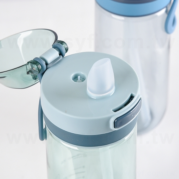 潮流運動塑膠鴨嘴帶吸管杯650ml_2