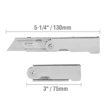 不銹鋼折疊美工刀130x75mm_1