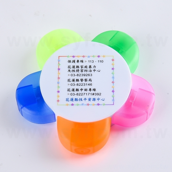 造型花瓣螢光筆_2