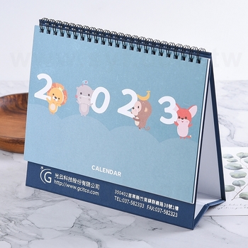 橫式25K三角桌曆-三角桌曆禮贈品_5