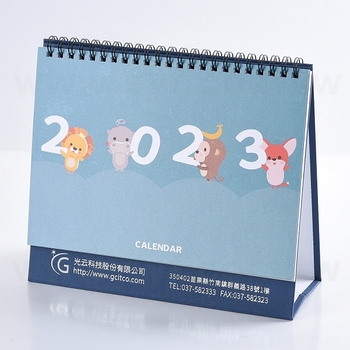 橫式25K三角桌曆-三角桌曆禮贈品_0
