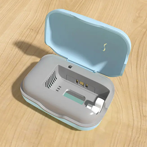 帶加熱風扇紫外線牙刷消毒器_2