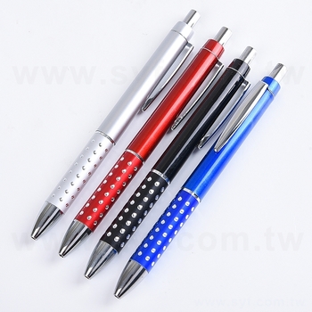 廣告筆-單色原子筆-四款鑽石筆桿可選-客製化印刷贈品筆_0