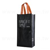 不織布購物袋-厚度80G-尺寸W17.5XH35.5XD11.5公分-雙面單色印刷