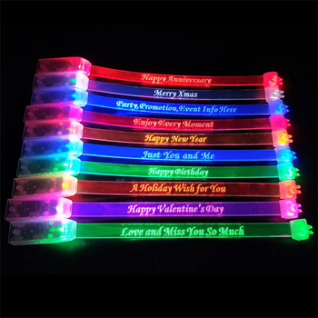 LED 閃光手環​-隨音樂節拍或任何聲音或動作閃爍_1