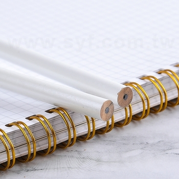 珍珠色鉛筆-圓形塗頭印刷筆桿禮品-廣告環保筆-客製化印刷贈品筆_1