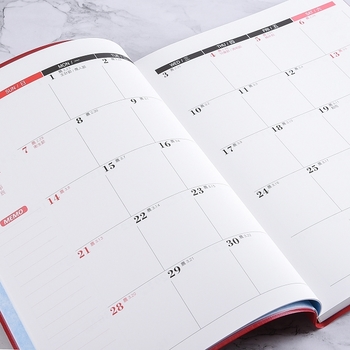 16K高級平裝皮套工商日誌-平裝萬用手冊-可客製化內頁及印LOGO_4