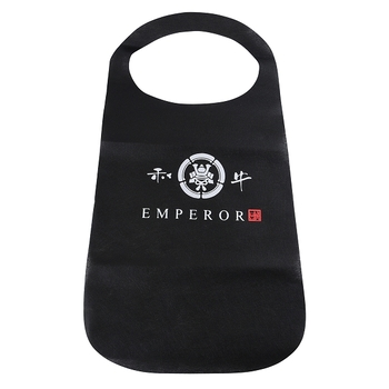 一次性圍兜-73x40cm染色不織布-單面單色印刷_5