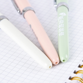 金屬夾馬卡龍中性筆-可客製文字圖案_3