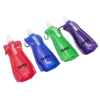 塑膠摺疊水瓶-可客製化印刷LOGO_1