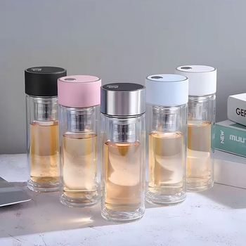 300ml/400ml 磁性雙層高硼矽玻璃水杯分離茶水瓶禮品批發_7