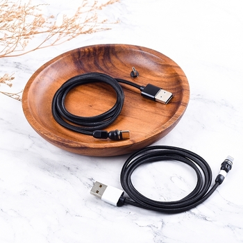 三合一磁吸USB傳輸充電線-3種接頭可更換_7