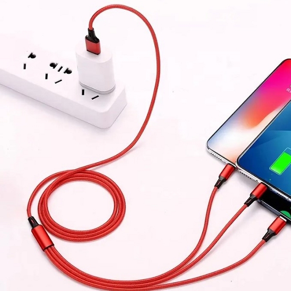 尼龍編織三合一USB充電線_4