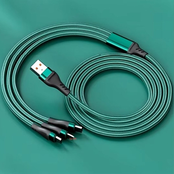 3合1充電線-編織線6A快速充電_1
