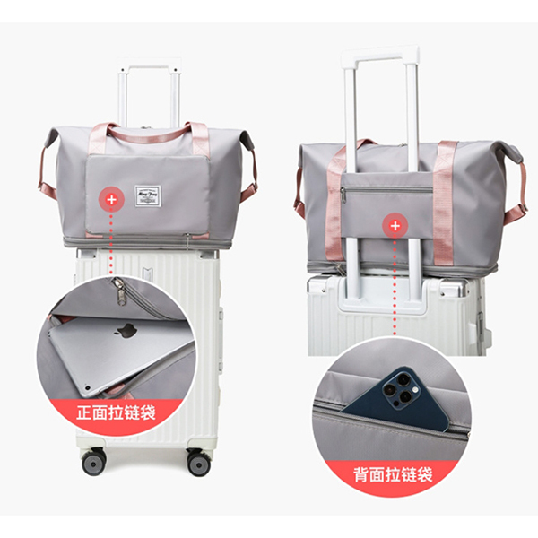 可摺疊大容量旅行包_7