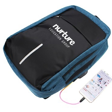 牛津布USB充電口商務雙肩背包_4